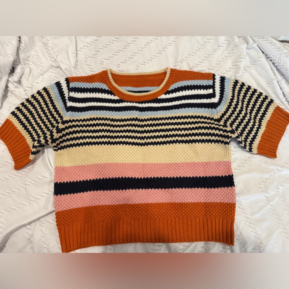 Colorful Striped Women's Sweater